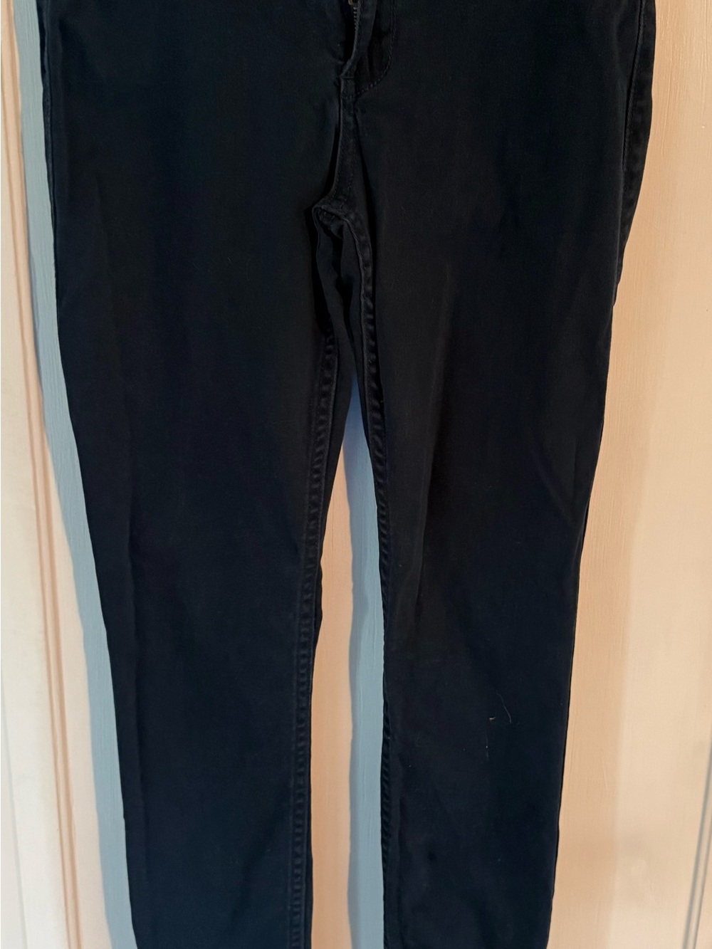 Abercrombie & Fitch Women's Solid Black Skinny Jeans